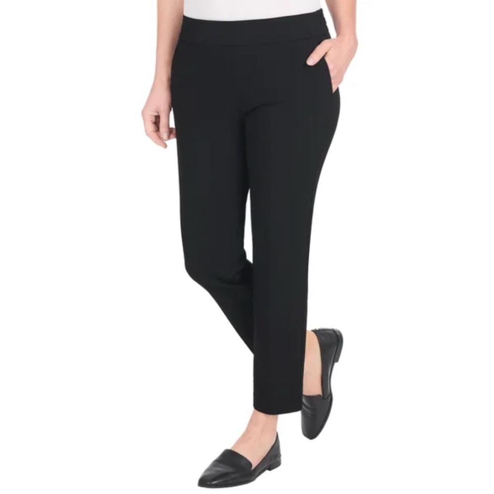 Hilary Radley Mid Rise Pull On Pants